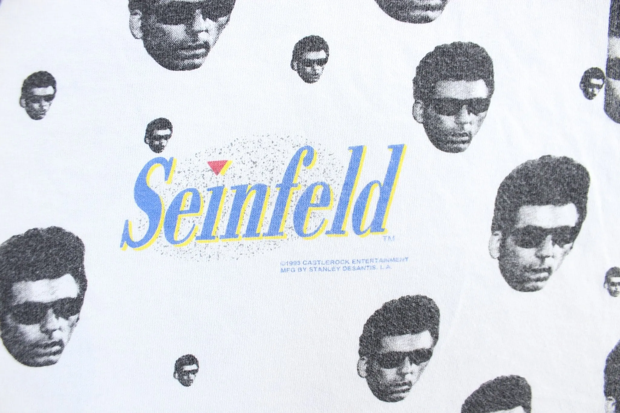 1993 Stanley Desantis Seinfield Kramer All Over Print T-Shirt