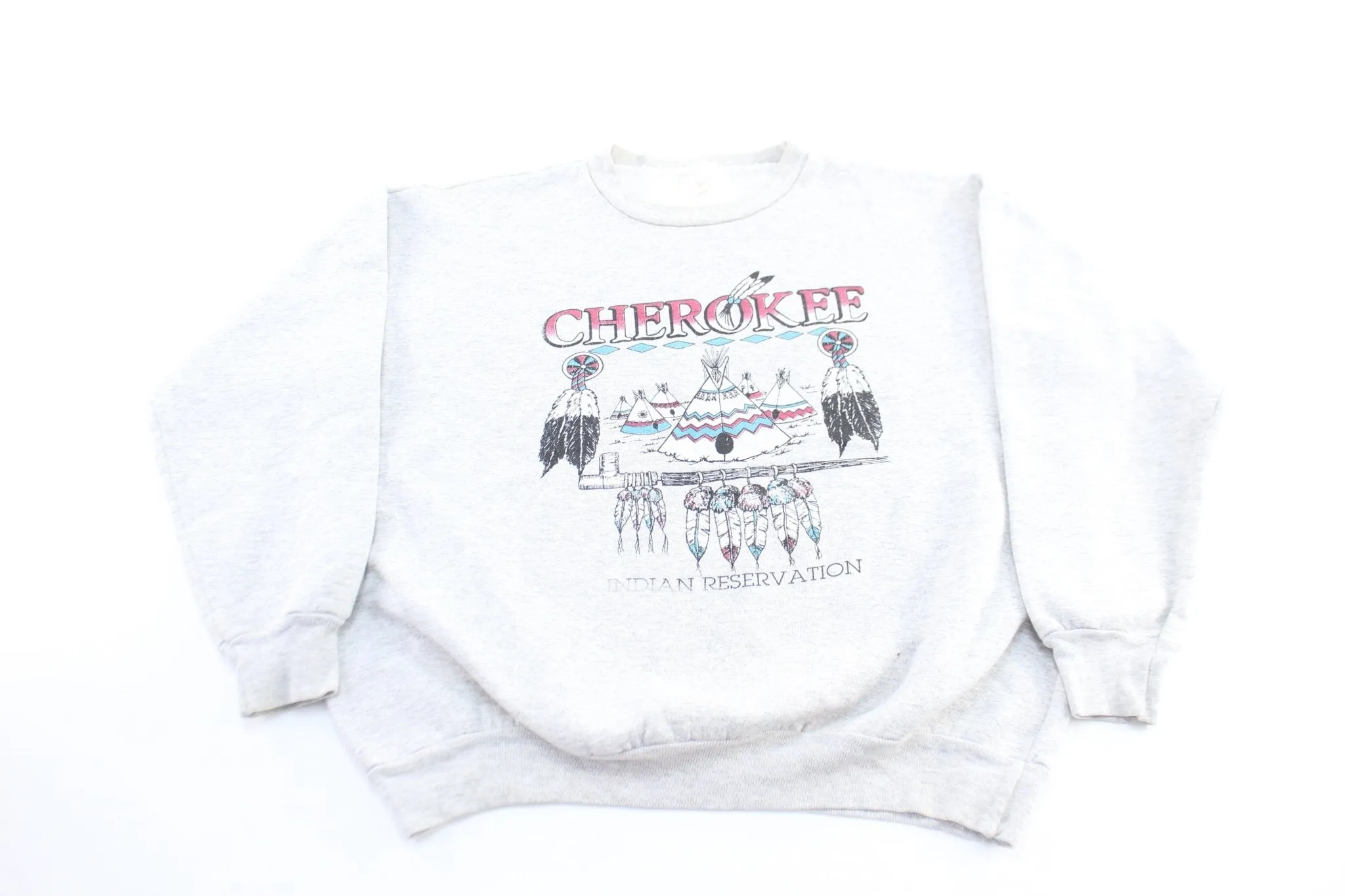 90's Cherokee Indian Reservation Graphic Sweatshirt