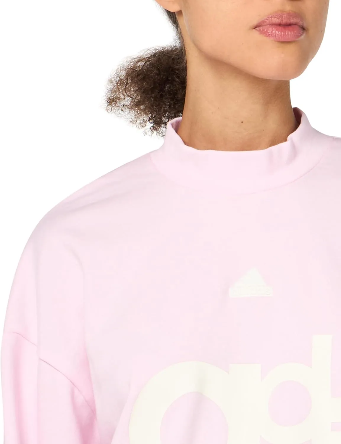 adidas Women's Printed French Terry Loose Sweatshirt