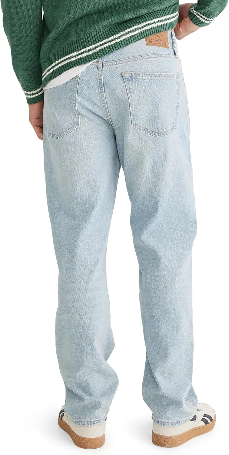AEROPOSTALE Men's Loose Straight Jean