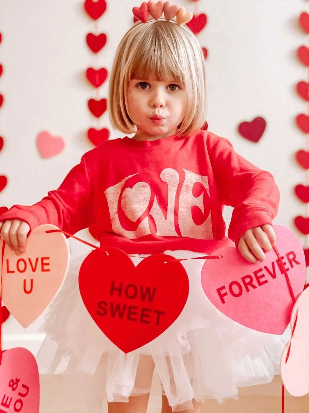 Brokedown Clothing Kids LOVE Sweatshirt