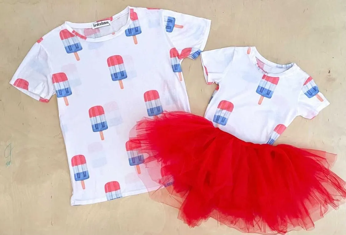 Brokedown Clothing Kid's Patriotic Popsicle Tee