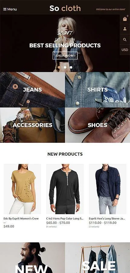 Clothing Products - Shopify Themes