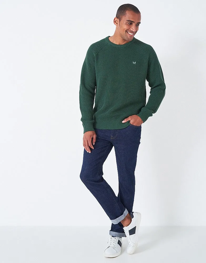 Crew Clothing Fishermans Rib Crew Jumper