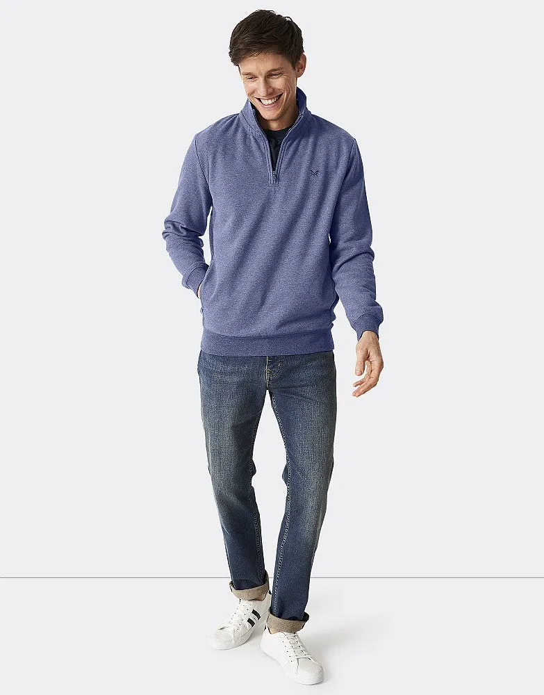 Crew Clothing Wharfdale Half Zip Sweatshirt