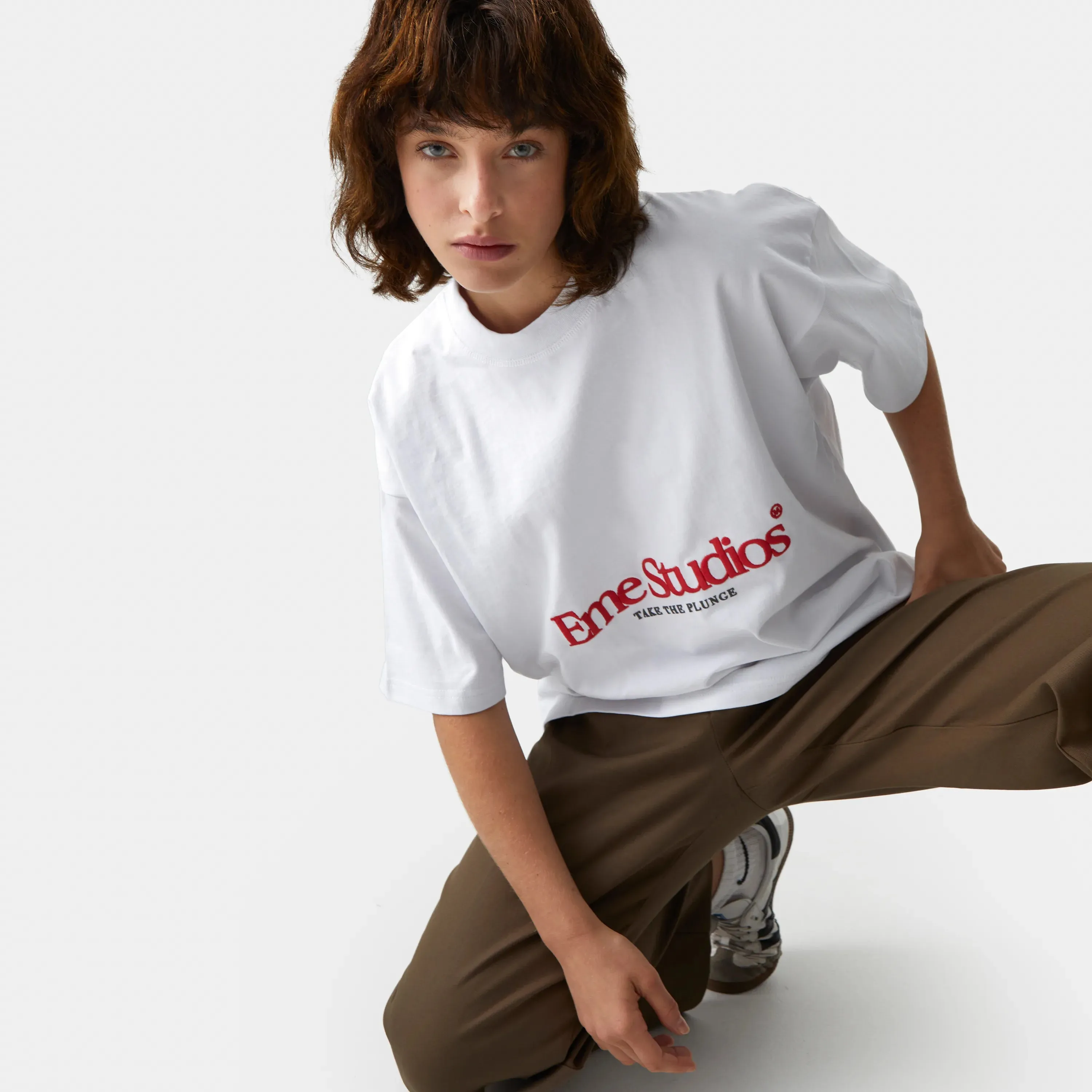 Crockett Pearl Premium Oversized Tee for Women