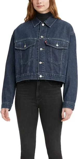 Levi's Women's Cropped Loose Trucker Jacket