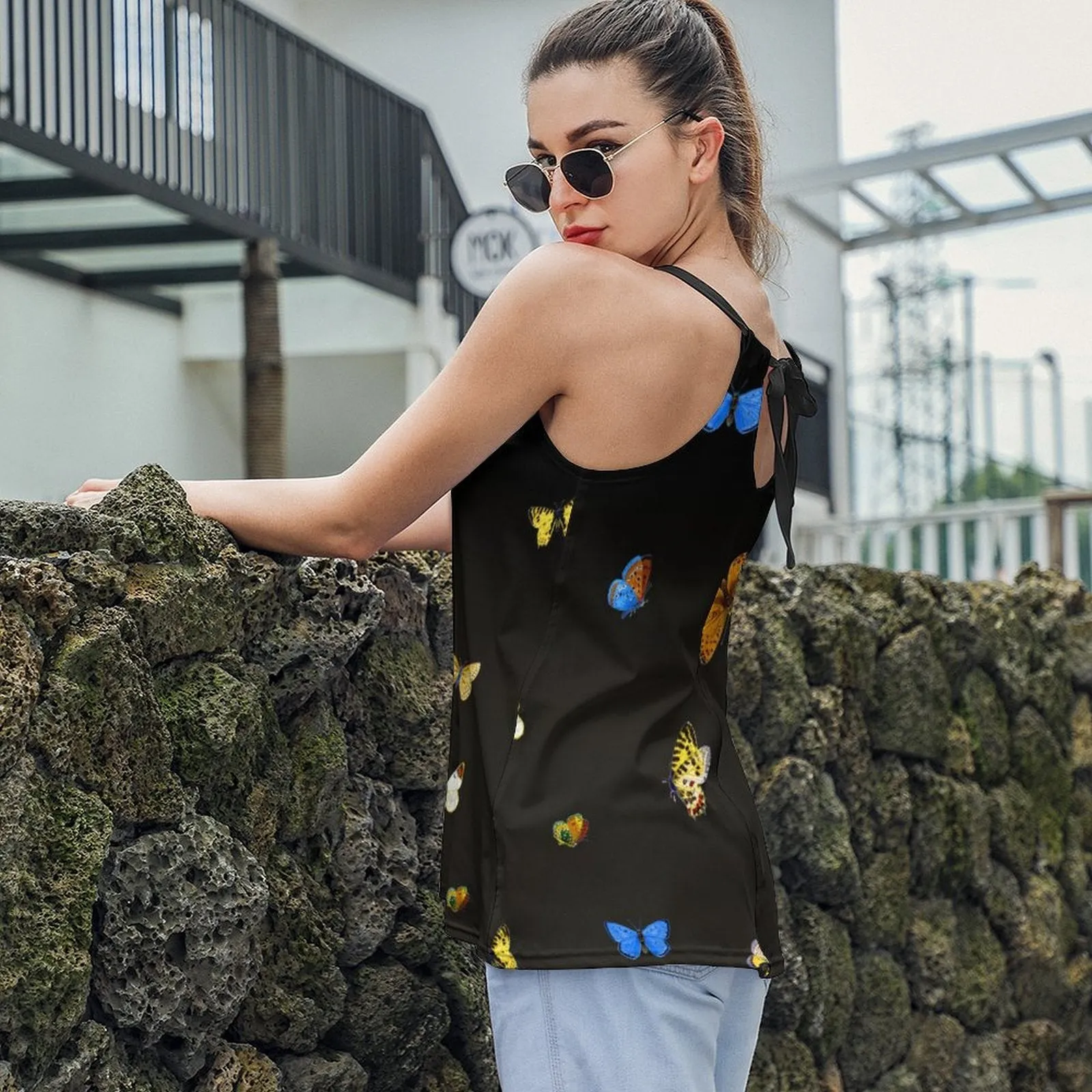 Loose Halter Neck Camisole (N01) Printed Camisole