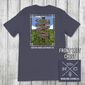 Round Here Clothing Tobacco Crossroads Gallberry