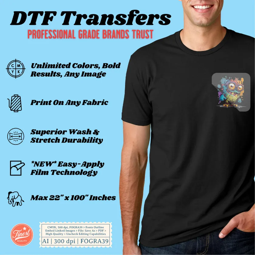 Sample Pack | DTF Transfers for Clothing