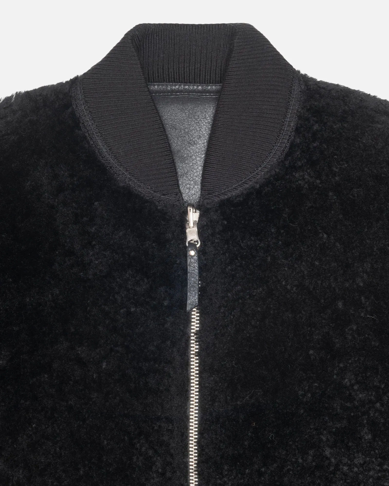 SHEARLING REVERSIBLE BOMBER