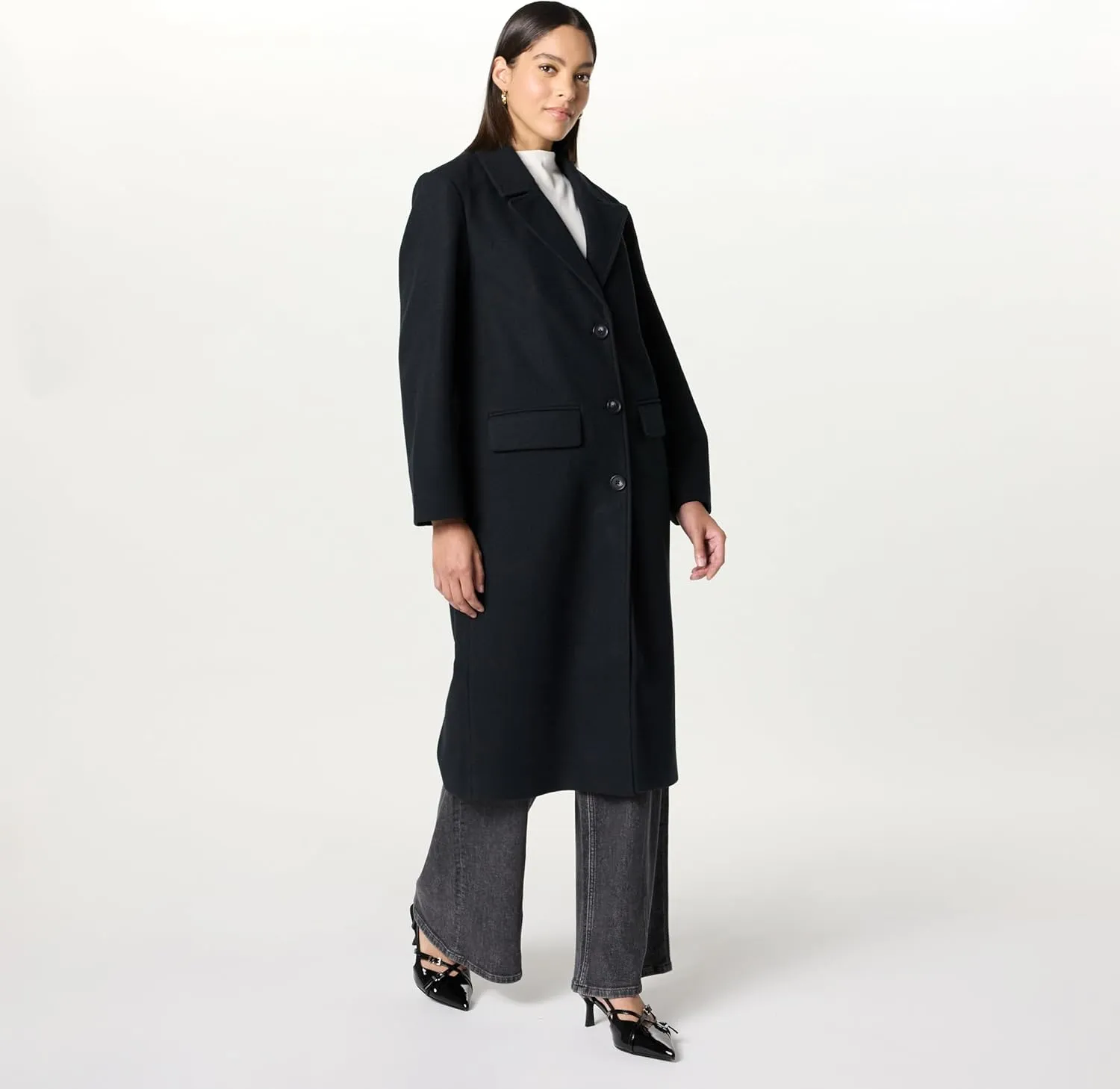 The Drop Women's Liam Loose Overcoat