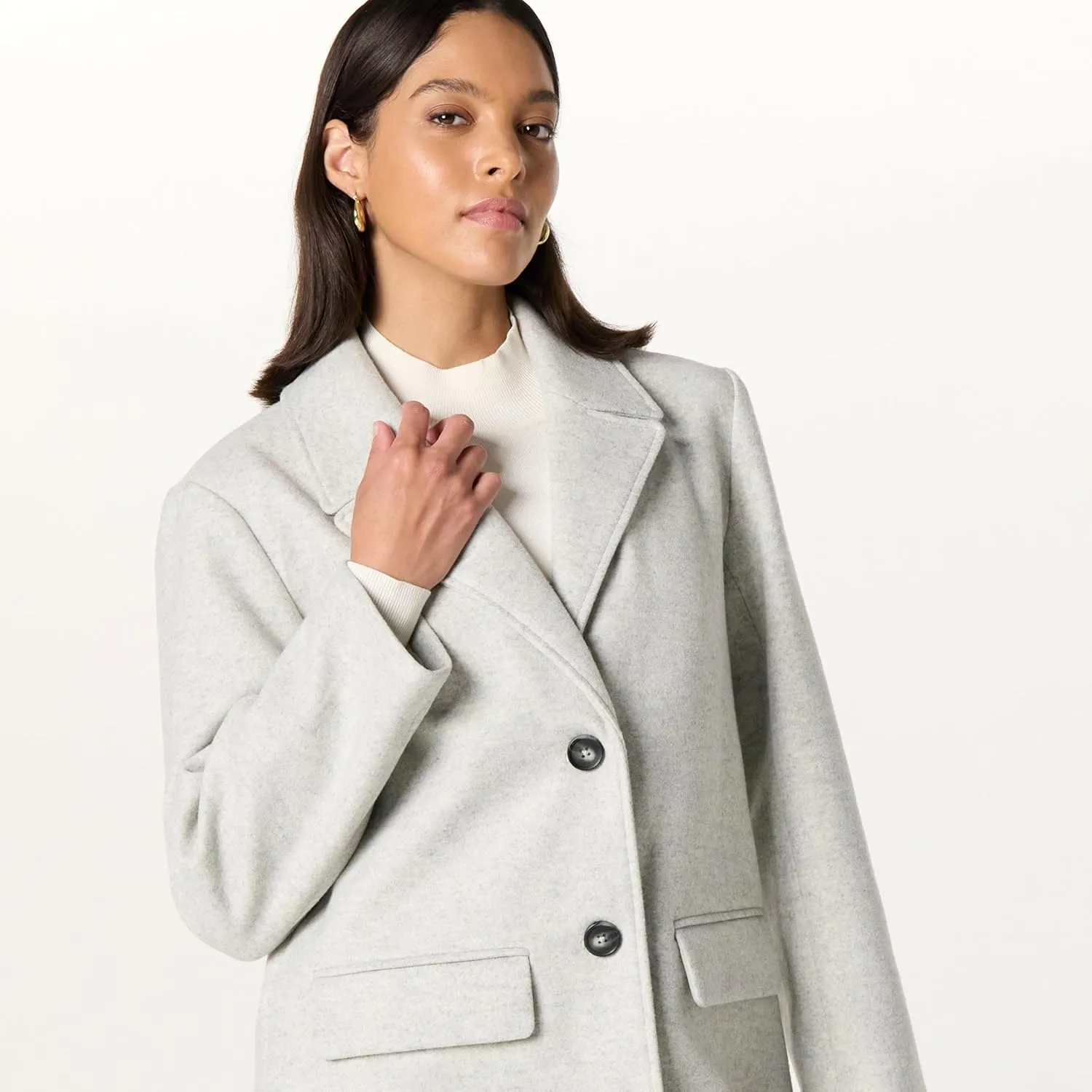The Drop Women's Liam Loose Overcoat
