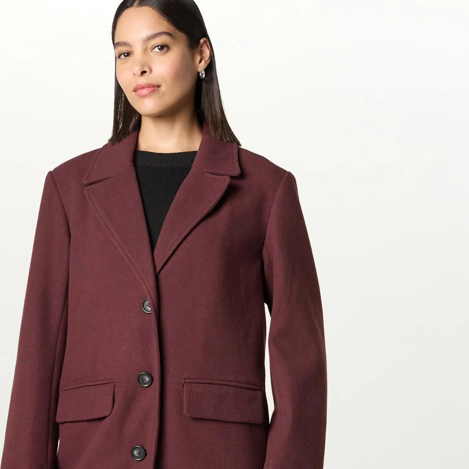 The Drop Women's Liam Loose Overcoat