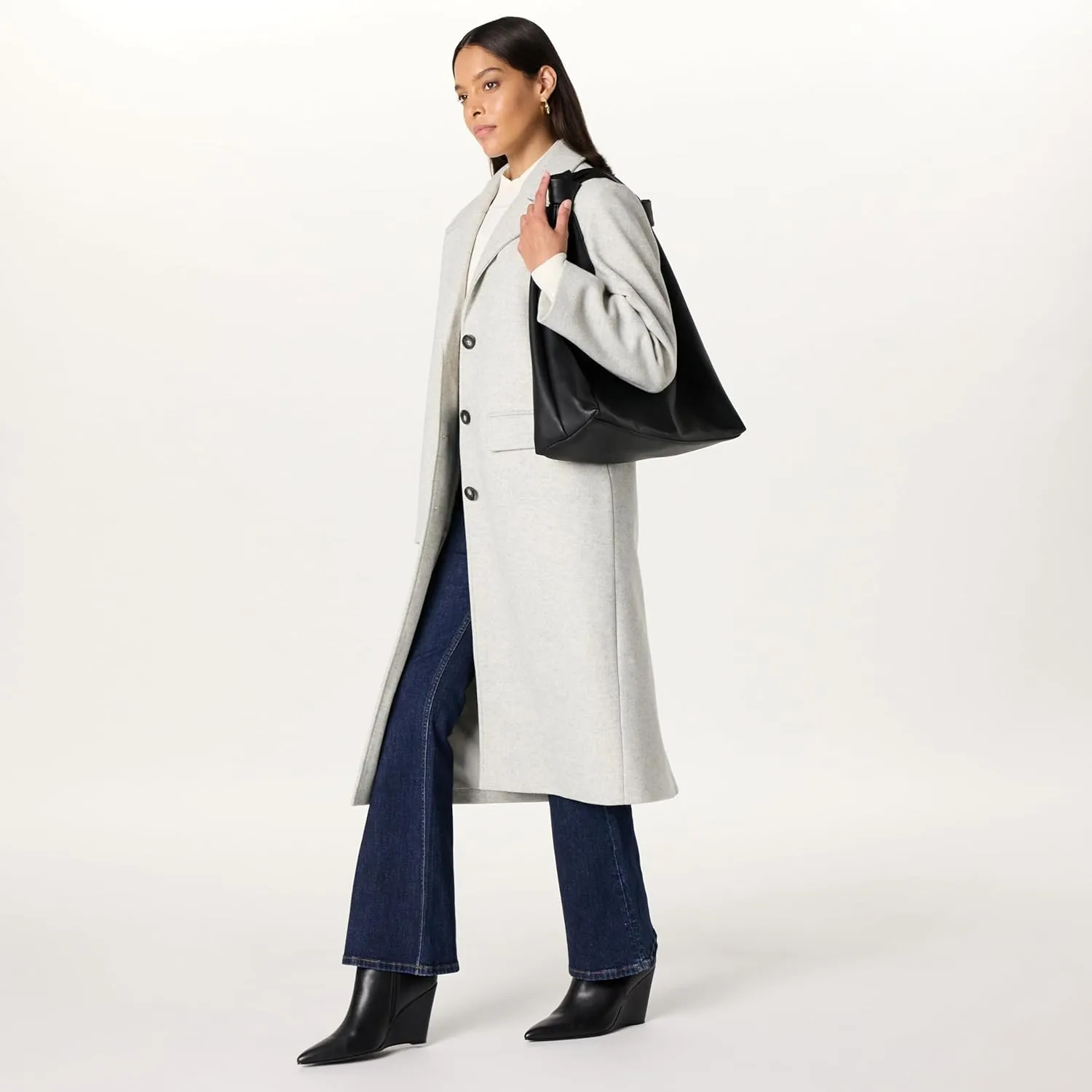 The Drop Women's Liam Loose Overcoat
