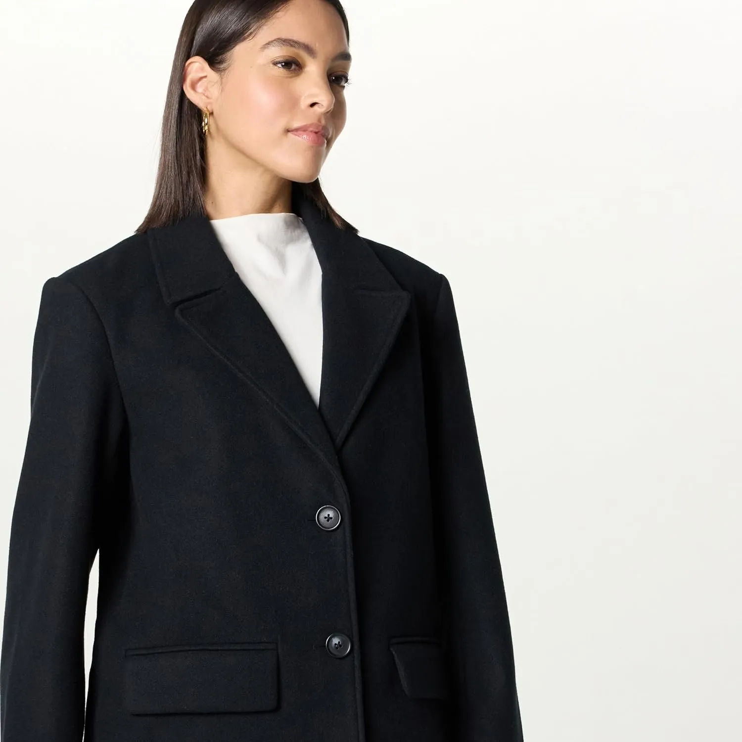 The Drop Women's Liam Loose Overcoat