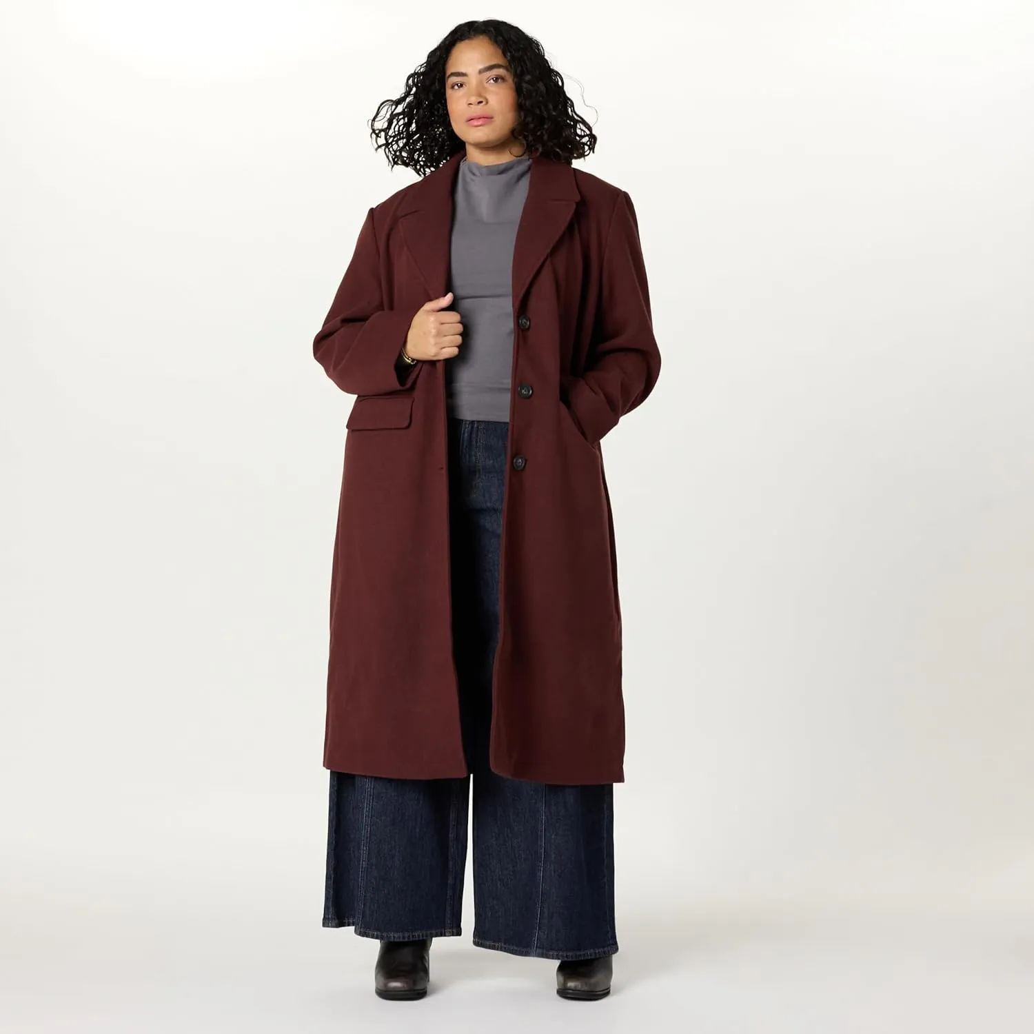 The Drop Women's Liam Loose Overcoat