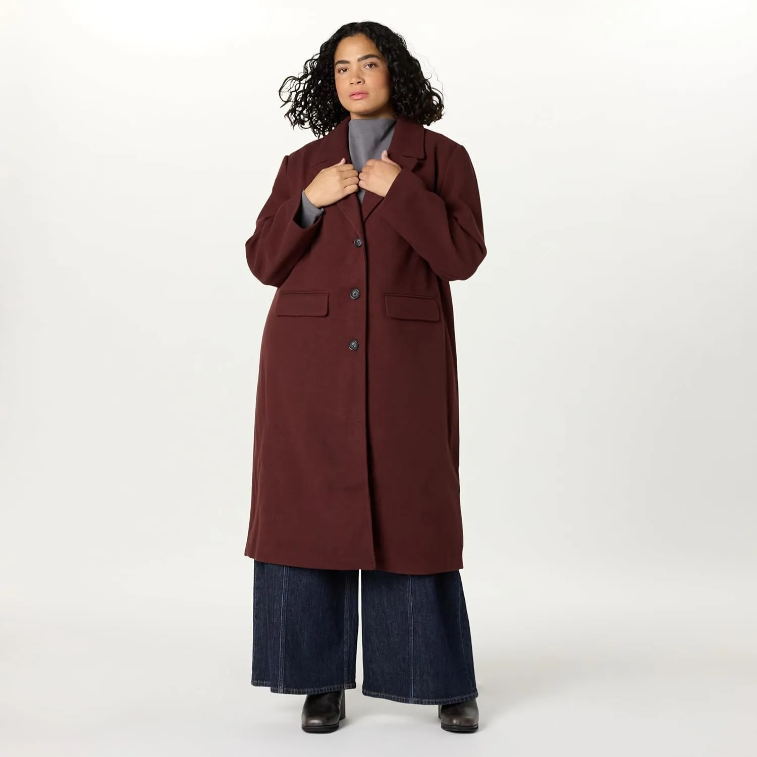The Drop Women's Liam Loose Overcoat