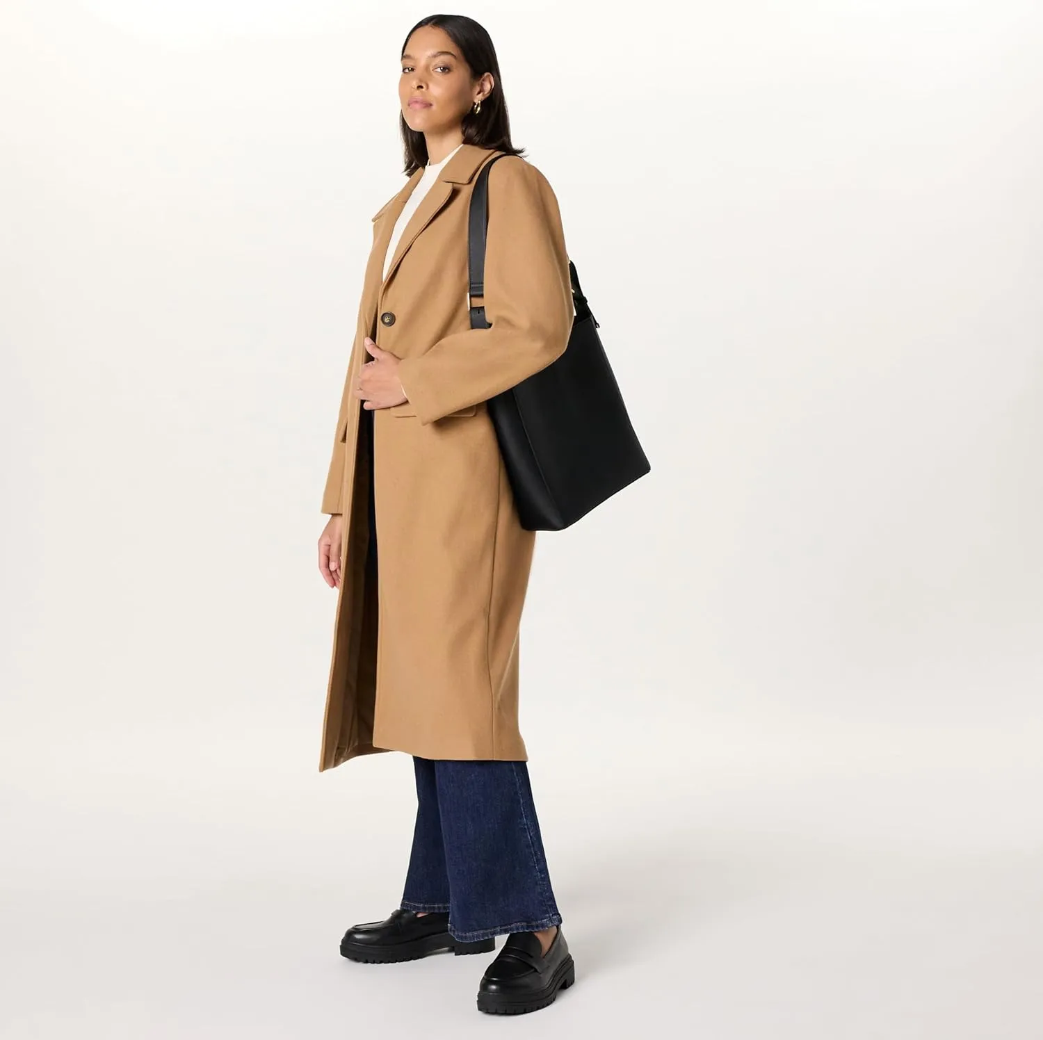 The Drop Women's Liam Loose Overcoat