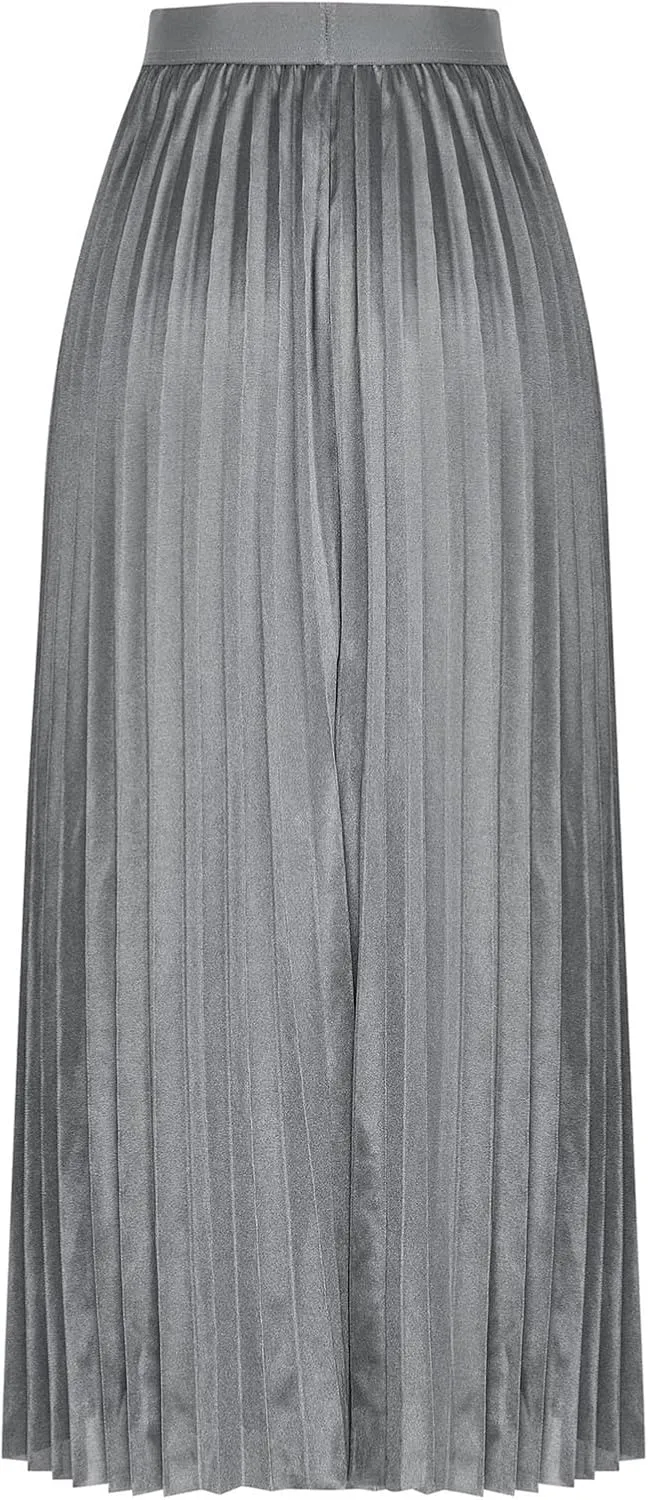 Women Ruched High Cut Basic Long Loose Fit Long Plus Size Skirt for Women Skorts 2025 Fashion