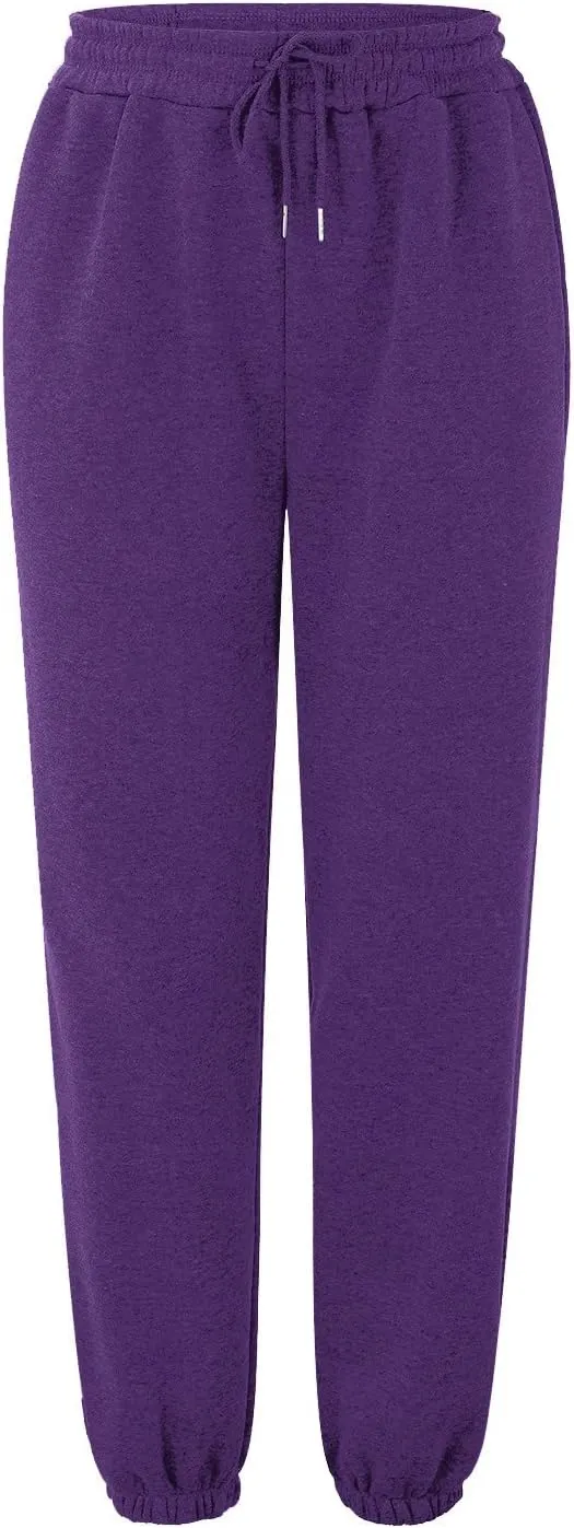 Women's Linen Blend Summer Loose Pants Low Waist Baggy Stretchy Loose Fit Pant Trousers Trendy