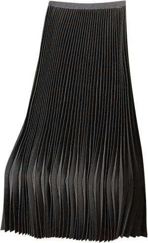 Womens Loose Fit Oversized Skorts for Women Faux Satin Pleated High Cut Plain Maxi Long 2024 Fashion Y2K