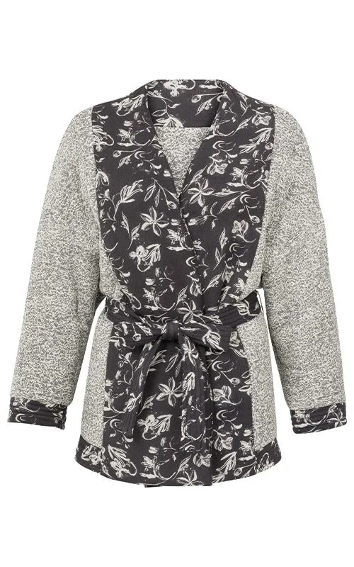 Reversible Printed Kimono Jacket by YAYA - Stylish & Versatile Womens Fashion